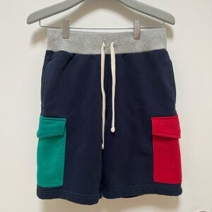 Lands End Colorblock Pocket Shorts XS